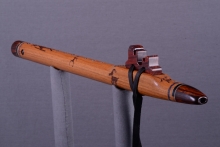 Borneo Ironwood Native American Flute, Minor, Mid F#-4, #I71H (2)